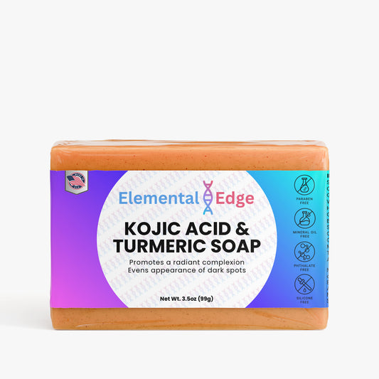Kojic Acid & Turmeric Soap – Brighten, Cleanse & Revitalize | Elemental Edge