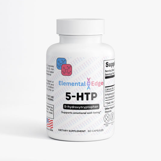 5-HTP Mood, Sleep & Stress Support – Calm, Rest & Emotional Balance | Elemental Edge