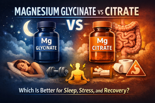 Magnesium Glycinate vs Citrate: Which Is Better for Sleep, Stress, and Recovery?