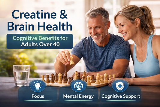 Creatine and Brain Health: Cognitive Benefits for Adults Over 40