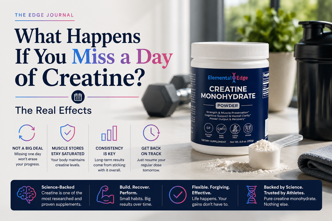 Is Missing a Day of Creatine Bad? No — Here's What Actually Happens