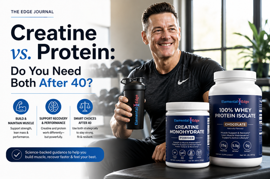 Creatine vs Protein: Do You Need Both After 40? A Science-Backed Guide