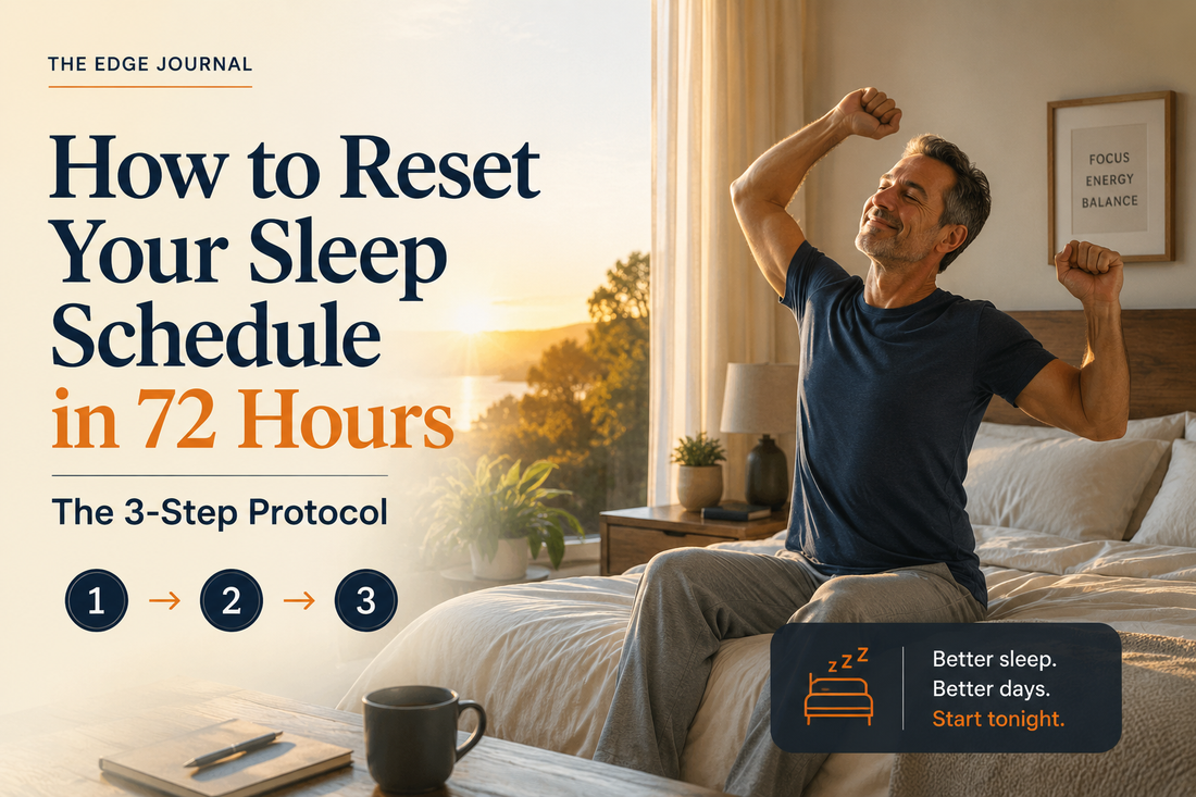 How to Reset Your Sleep Schedule in 72 Hours: The Evidence-Based Protocol