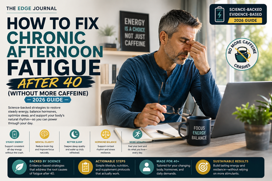 How to Fix Chronic Afternoon Fatigue After 40 (Without More Caffeine)