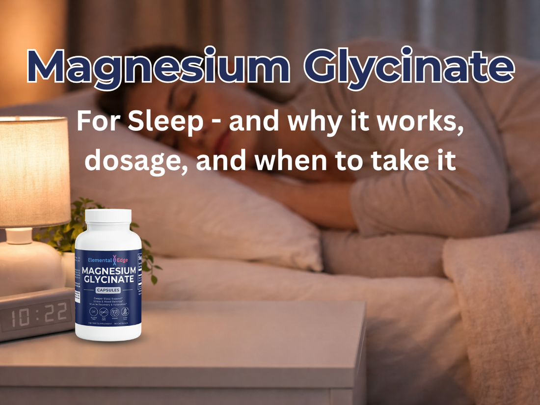 Magnesium Glycinate for Sleep: How It Works, Dosage & When to Take It