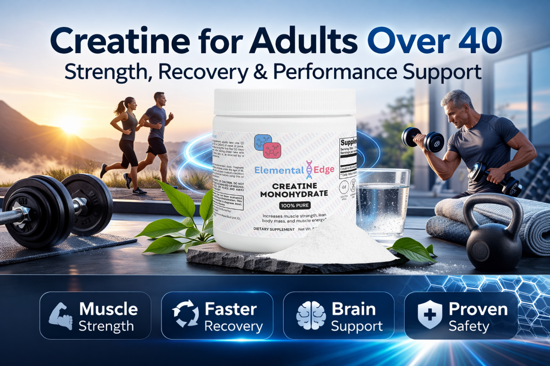Creatine for Adults Over 40: Strength, Recovery, and Performance Support