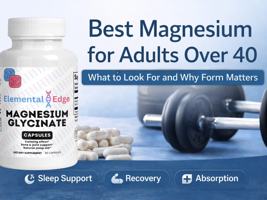 Best Magnesium for Adults Over 40: What to Look For and Why Form Matters