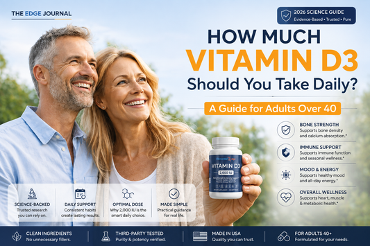 How Much Vitamin D3 Should You Take Daily? A Guide for Adults Over 40
