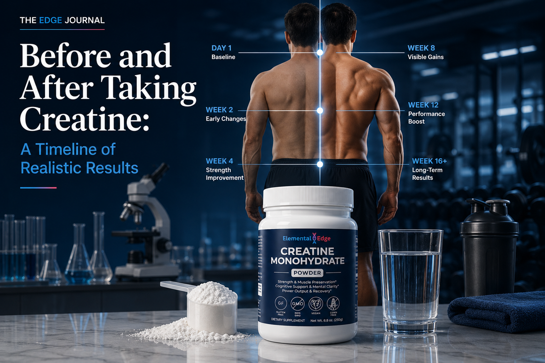 Before and After Taking Creatine: A Realistic Timeline of Results