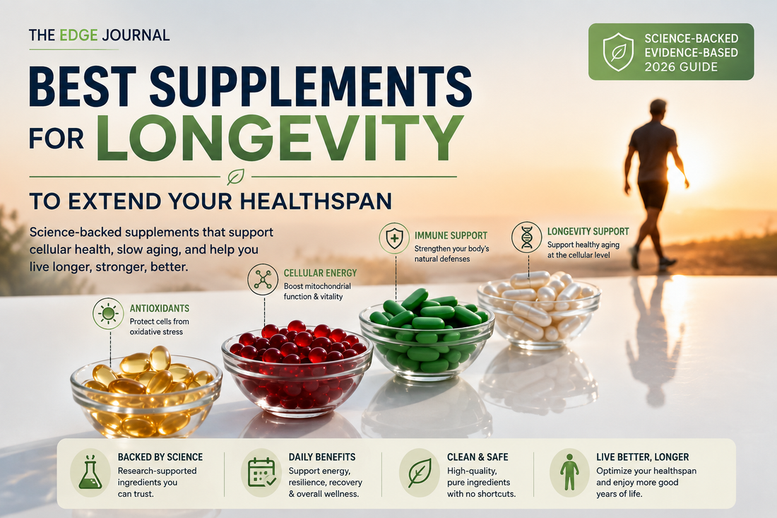 Best Supplements for Longevity to Extend Your Healthspan