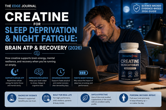 Creatine for sleep deprivation and brain fatigue — phosphocreatine and brain ATP guide