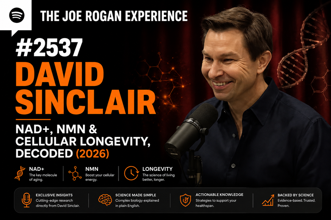 David Sinclair on Joe Rogan: NAD+, NMN & Cellular Longevity Breakdown (2026)