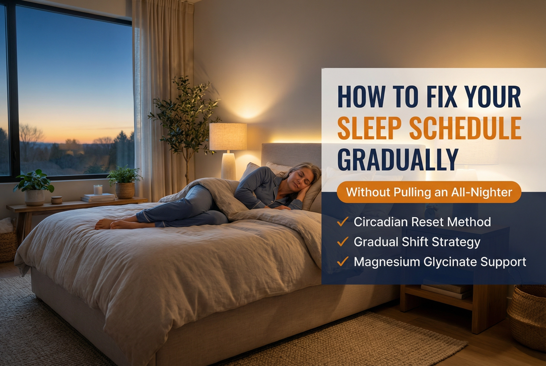 How to Fix Your Sleep Schedule Gradually (Without Pulling an All-Nighter)