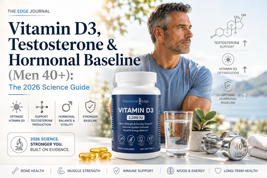 Vitamin D3, Testosterone & Hormonal Baseline (Men 40+): The 2026 Science Guide