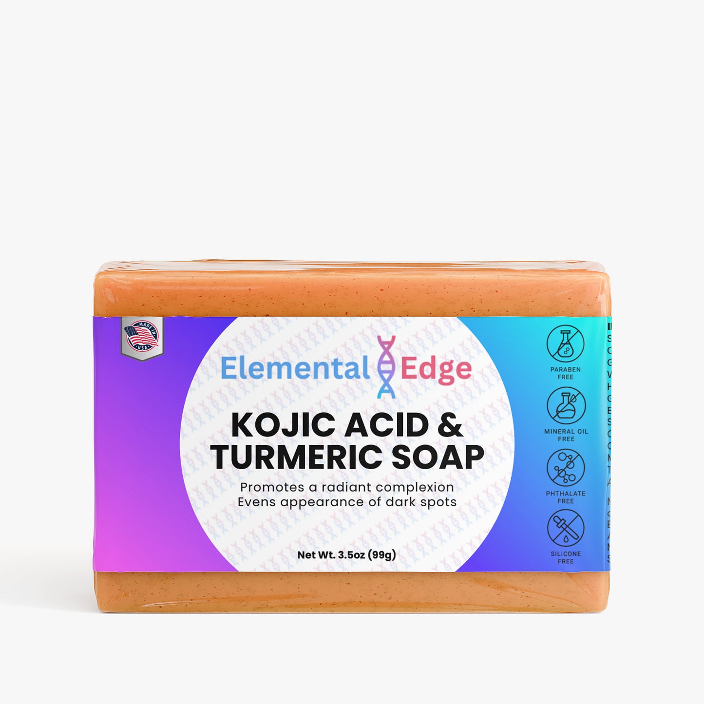 Kojic Acid & Turmeric Soap – Brighten, Cleanse & Revitalize | Elemental Edge