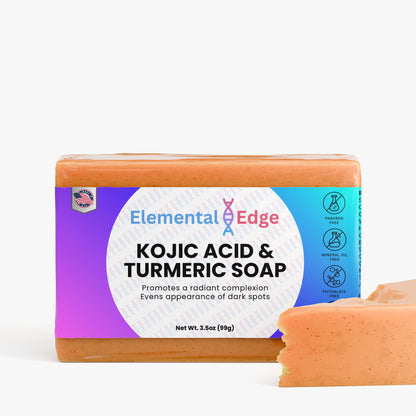 Kojic Acid & Turmeric Soap – Brighten, Cleanse & Revitalize | Elemental Edge