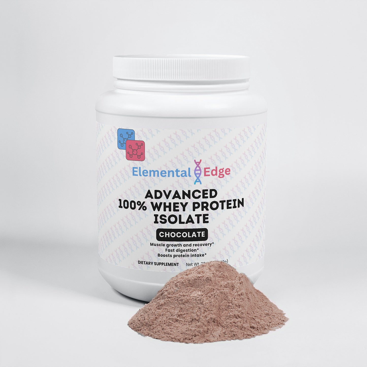 100% Whey Protein Isolate (Chocolate) – Muscle Growth, Recovery & Energy | Elemental Edge