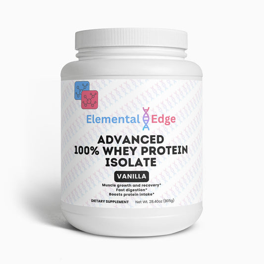 100% Whey Protein Isolate (Vanilla) – Lean Muscle & Recovery | Elemental Edge
