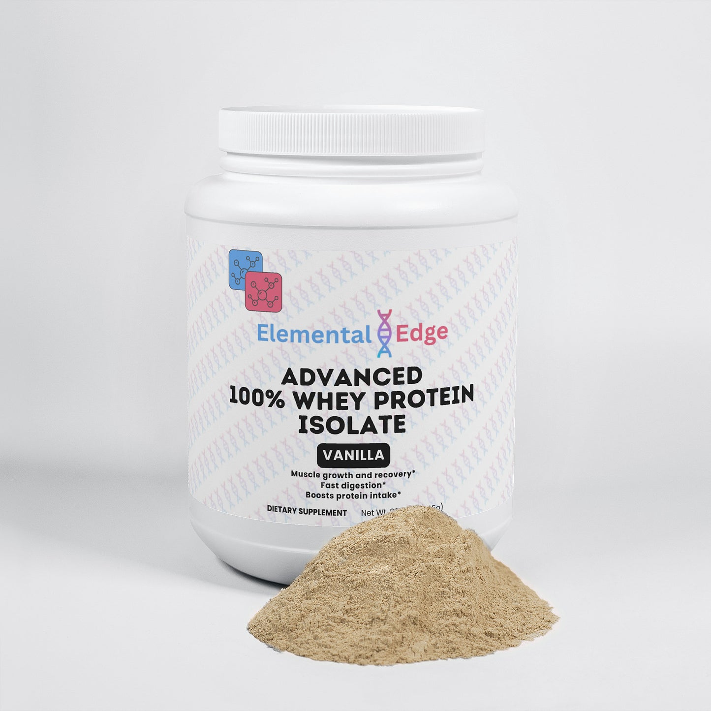 100% Whey Protein Isolate (Vanilla) – Lean Muscle & Recovery | Elemental Edge