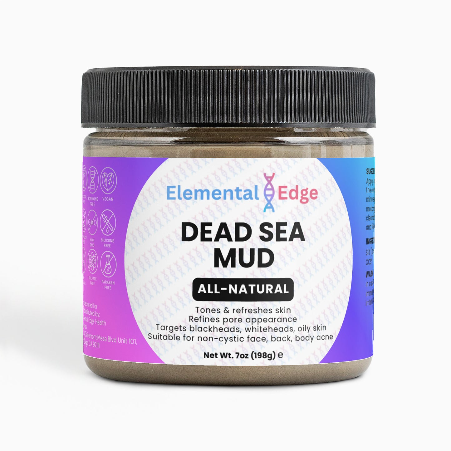Dead Sea Mud – Purify, Tone & Revitalize | Elemental Edge