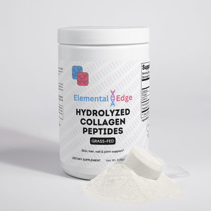 Grass-Fed Hydrolyzed Collagen Peptides – Skin, Joint & Hair Support | Elemental Edge
