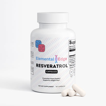 Resveratrol 50% 600mg – Heart, Brain & Anti-Aging Support | Elemental Edge