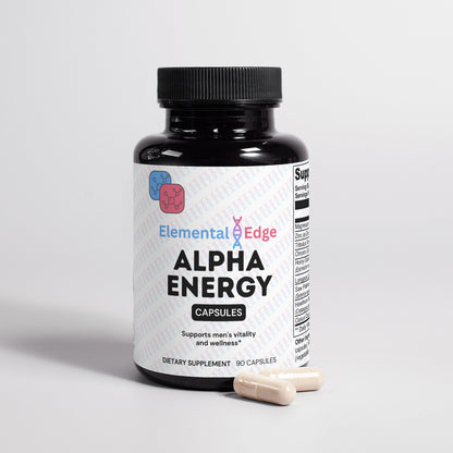 Alpha Energy – Stamina, Strength & Daily Vitality Support | Elemental Edge