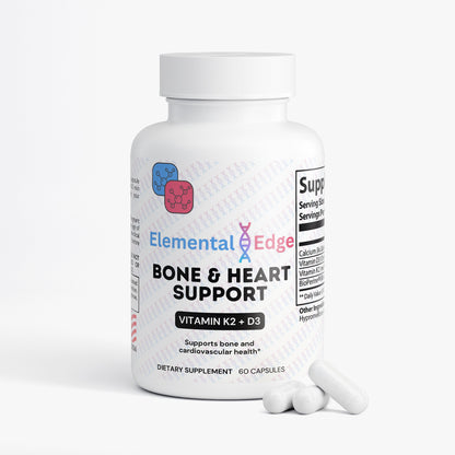 Bone & Heart Support – D3, K2 & Calcium for Strength & Circulation | Elemental Edge