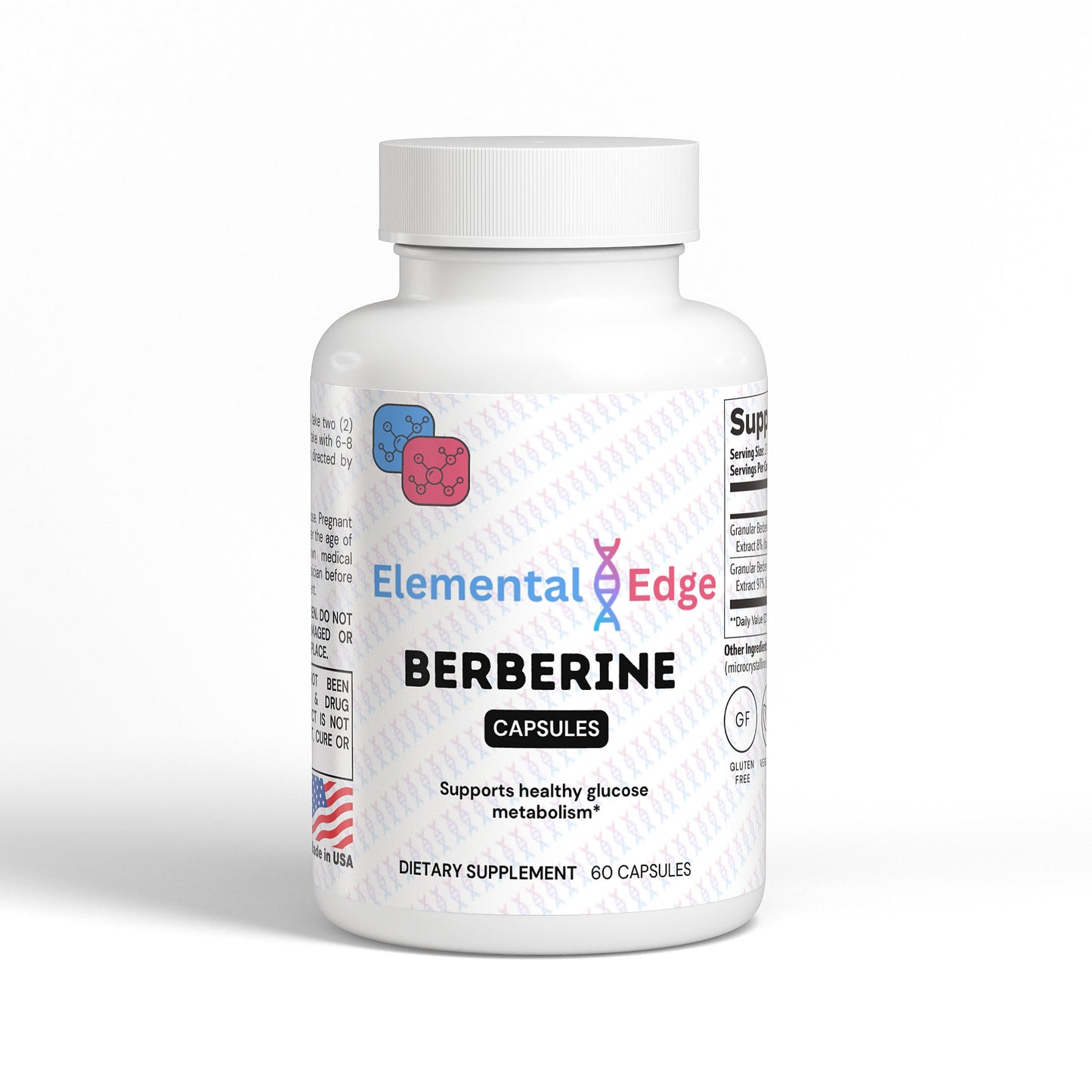 Berberine HCL – Blood Sugar, Heart & Metabolism Support | Elemental Edge