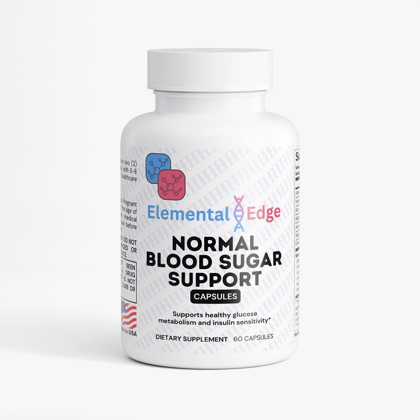 Normal Blood Sugar Support – Glucose, Energy & Metabolism | Elemental Edge