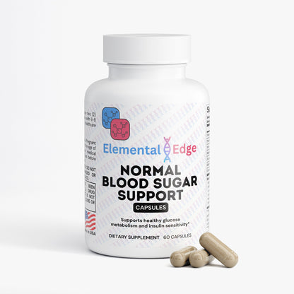 Normal Blood Sugar Support – Glucose, Energy & Metabolism | Elemental Edge