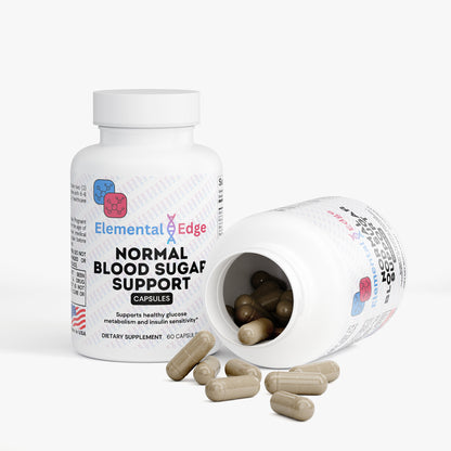Normal Blood Sugar Support – Glucose, Energy & Metabolism | Elemental Edge