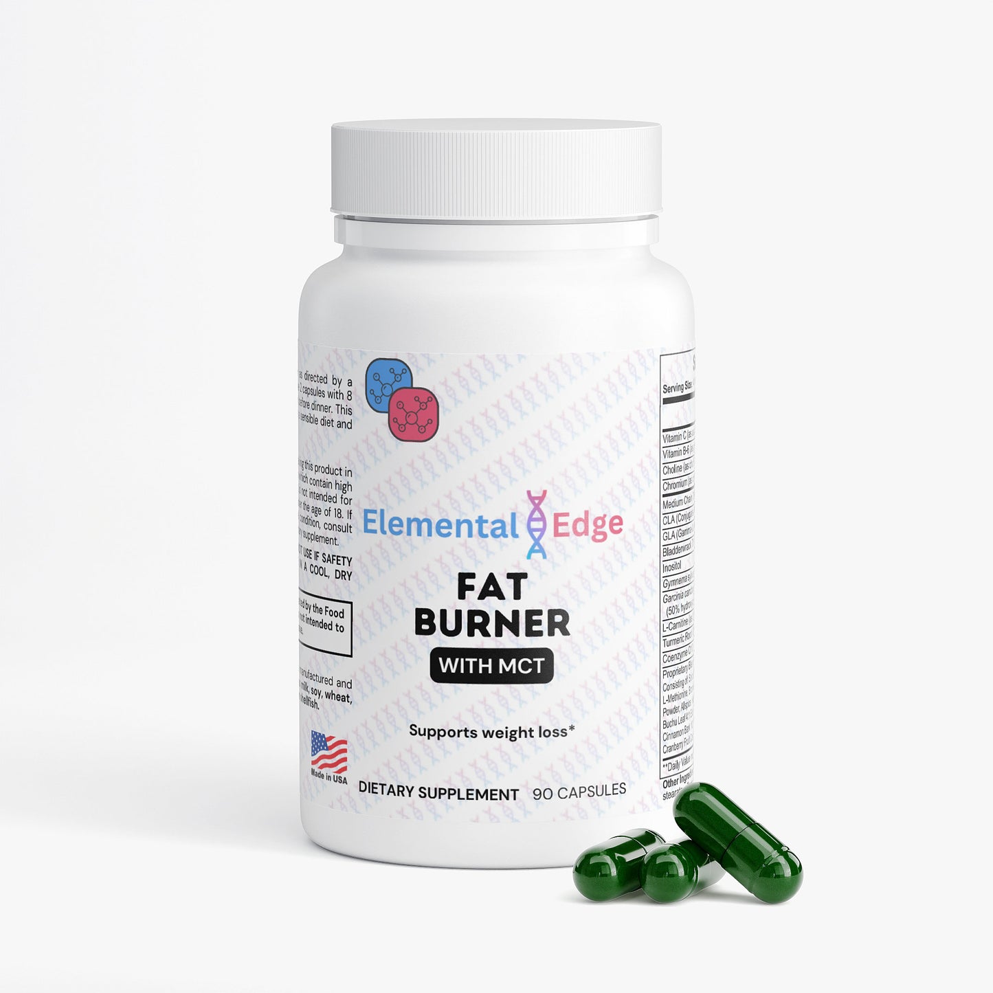 Fat Burner with MCT – Metabolism, Energy & Weight Loss Support | Elemental Edge