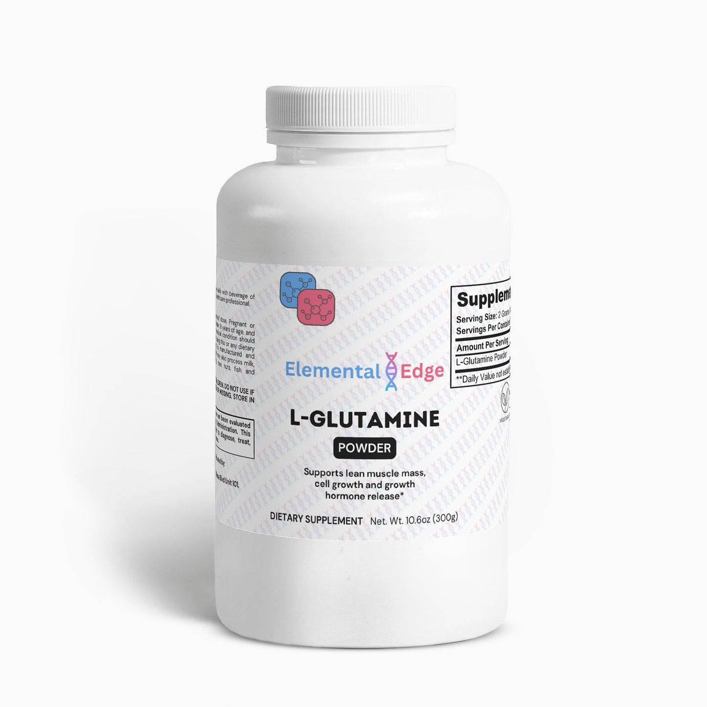 L-Glutamine Powder – Recovery, Muscle Growth & Endurance | Elemental Edge