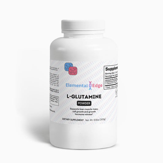 L-Glutamine Powder – Recovery, Muscle Growth & Endurance | Elemental Edge