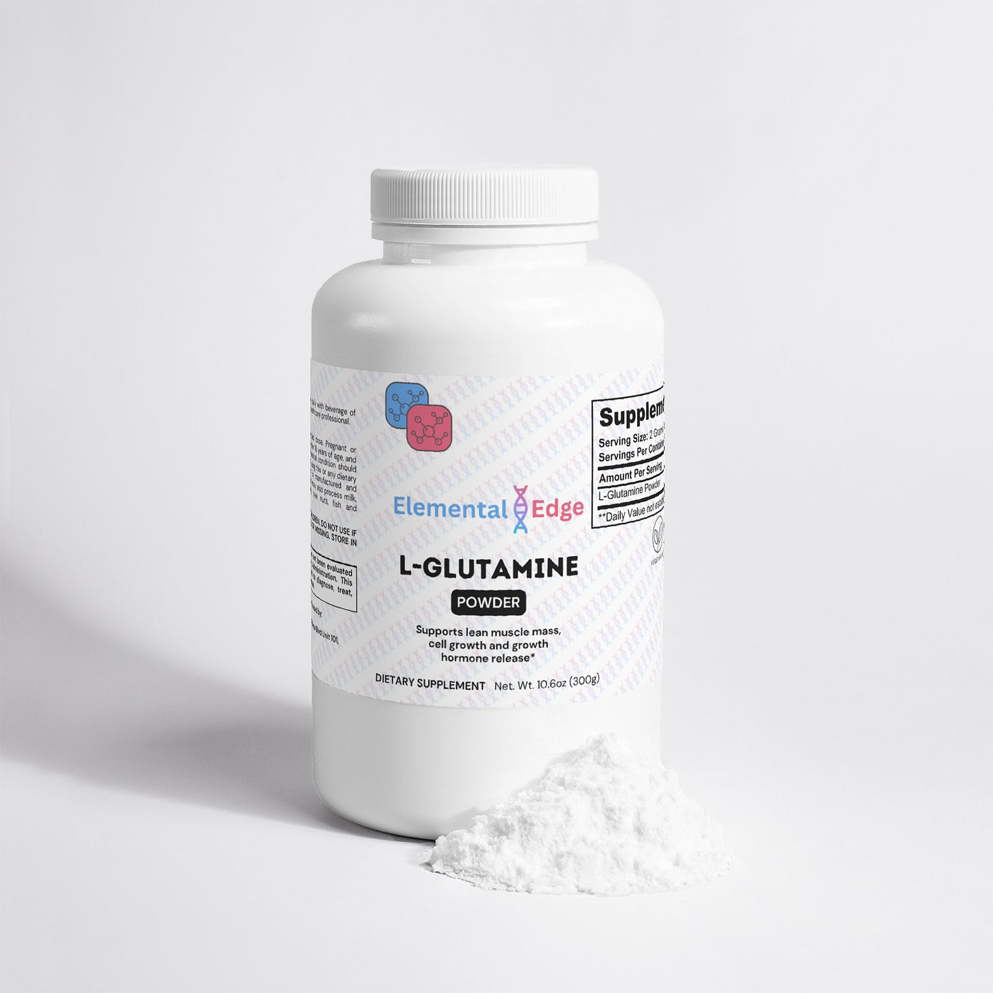 L-Glutamine Powder – Recovery, Muscle Growth & Endurance | Elemental Edge