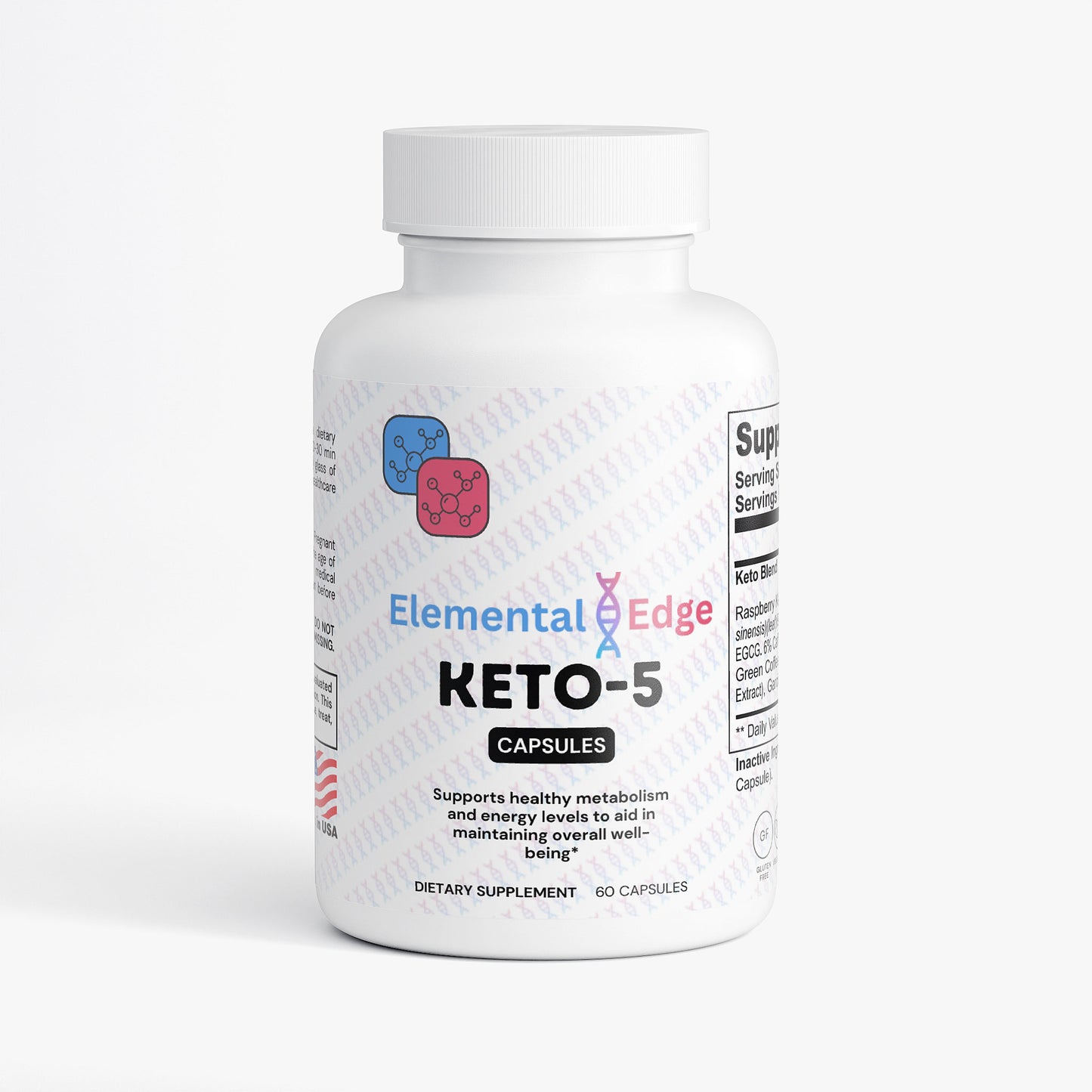 Keto-5 – Ketosis, Fat Burning & Energy Support | Elemental Edge