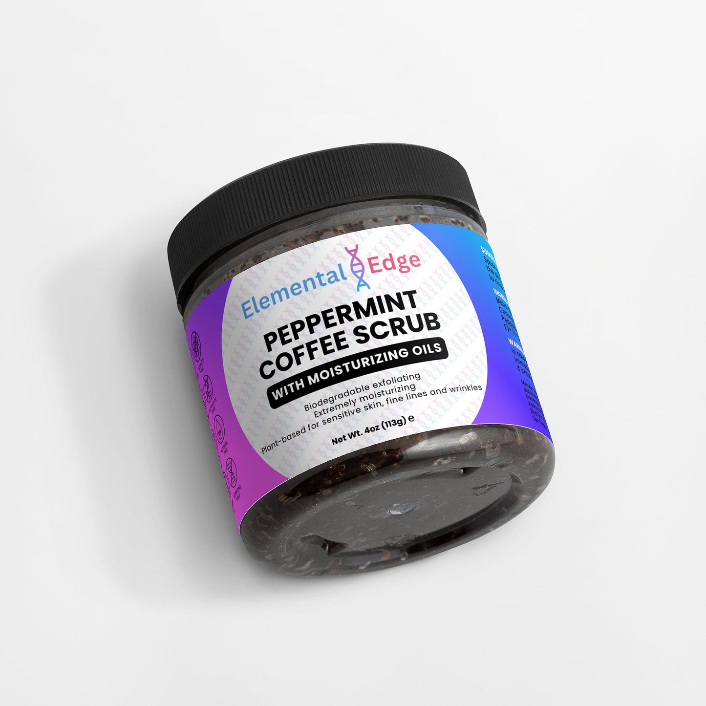 Peppermint Coffee Body Scrub – Natural Exfoliating & Skin Renewal Treatment | Elemental Edge