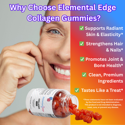 Collagen Gummies – Skin, Hair, Nail & Joint Support | Elemental Edge