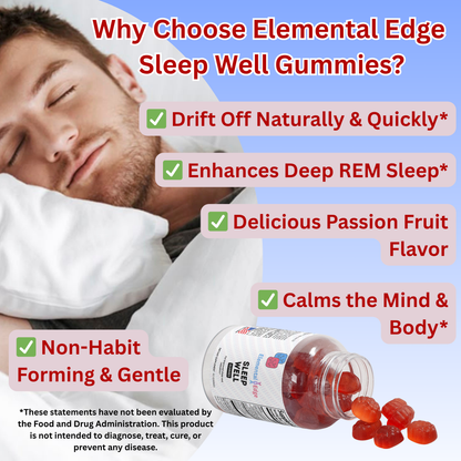 Sleep Well Gummies – Relax, Restore & Wake Refreshed | Elemental Edge