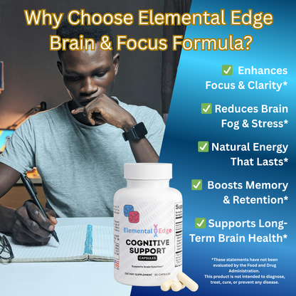 Cognitive Support – Focus, Memory & Mental Energy | Elemental Edge
