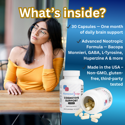 Cognitive Support – Focus, Memory & Mental Energy | Elemental Edge