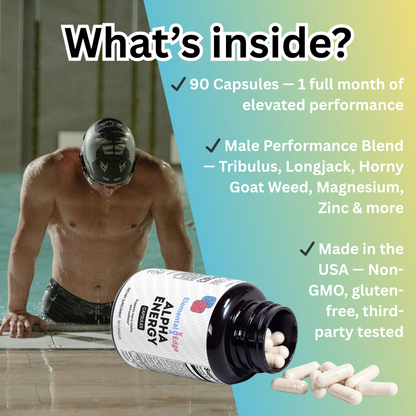 Alpha Energy – Stamina, Strength & Daily Vitality Support | Elemental Edge