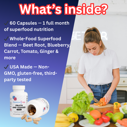 Fruits & Veggies – Daily Superfood Nutrition & Antioxidant Support | Elemental Edge