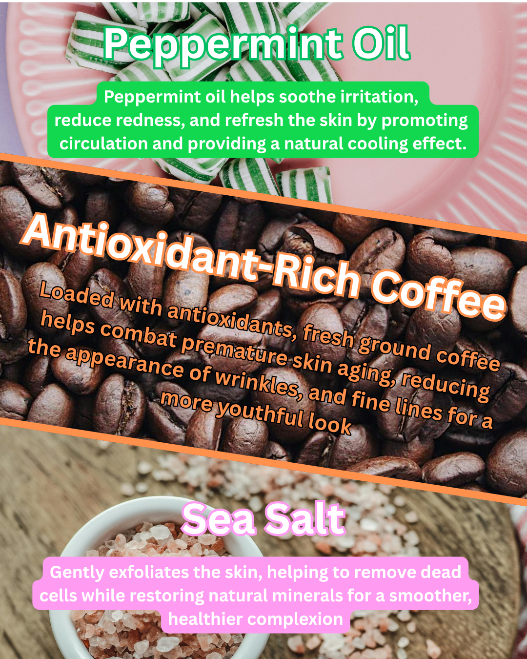 Peppermint Coffee Body Scrub – Natural Exfoliating & Skin Renewal Treatment | Elemental Edge