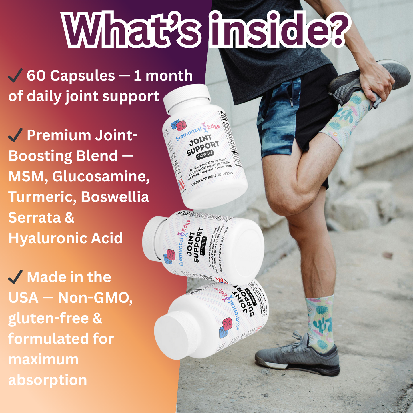 Joint Support – Mobility, Flexibility & Comfort Formula | Elemental Edge