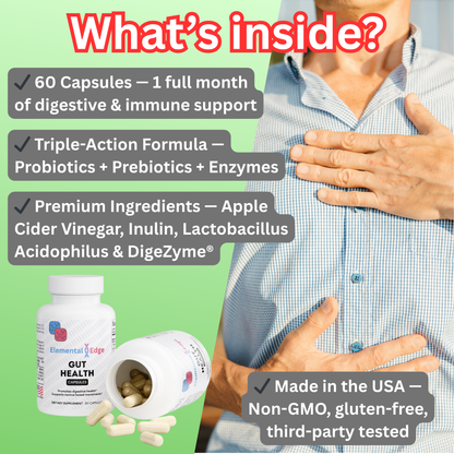 Gut Health – Digestion, Immunity & Daily Wellness | Elemental Edge