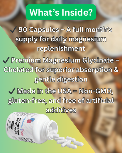 Magnesium Glycinate for Sleep, Stress & Muscle Recovery | Elemental Edge Health