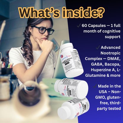 Brain & Focus Formula – Mental Clarity, Memory & Productivity | Elemental Edge