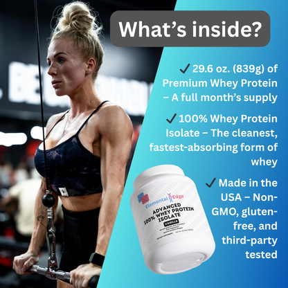 100% Whey Protein Isolate (Vanilla) – Lean Muscle & Recovery | Elemental Edge